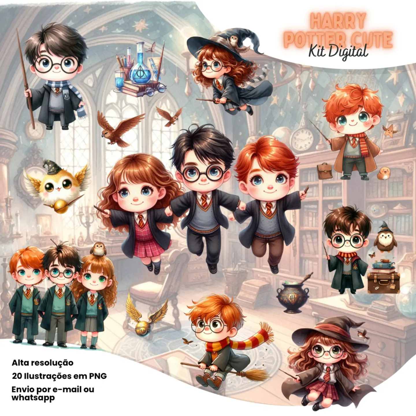 Kit Digital Harry Potter Cute 47 1