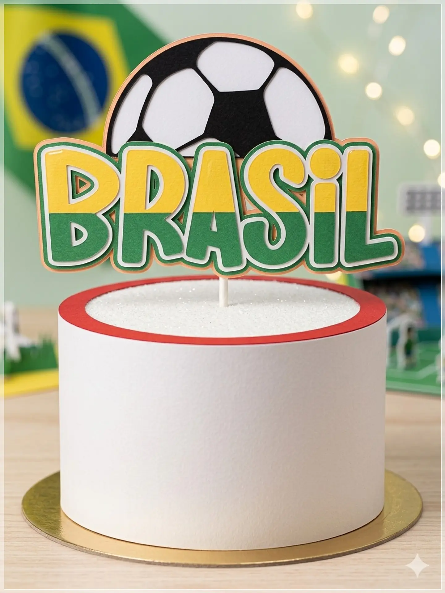 Arquivo de Corte Topo de Bolo Futebol Copa 133 1