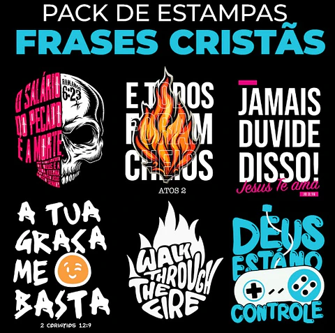 Kit Digital Pack Frases Cristã 3