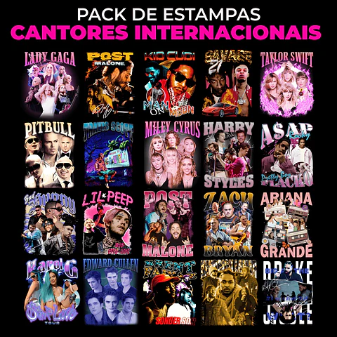 Kit Digital Pack Cantores Internacionais 2