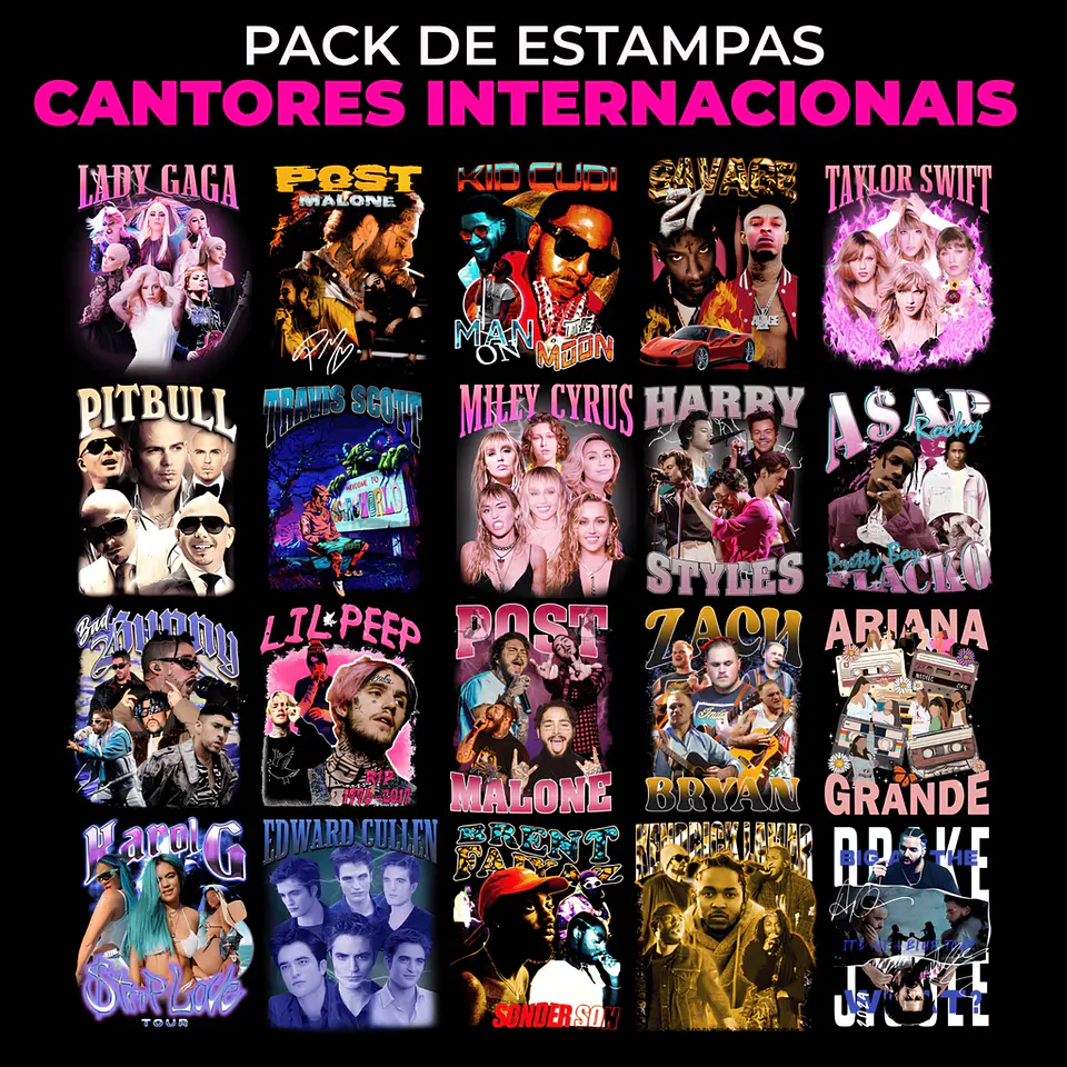 Kit Digital Pack Cantores Internacionais 2 1