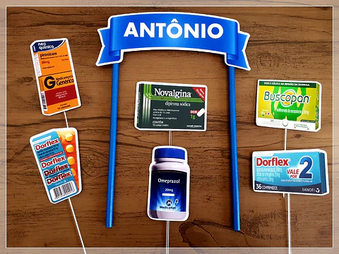 Arquivo de Corte Topo de Bolo Farmácia Remédios 3