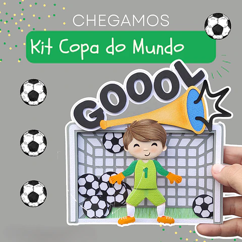 Arquivo de Corte Topo de Bolo Futebol Copa 119