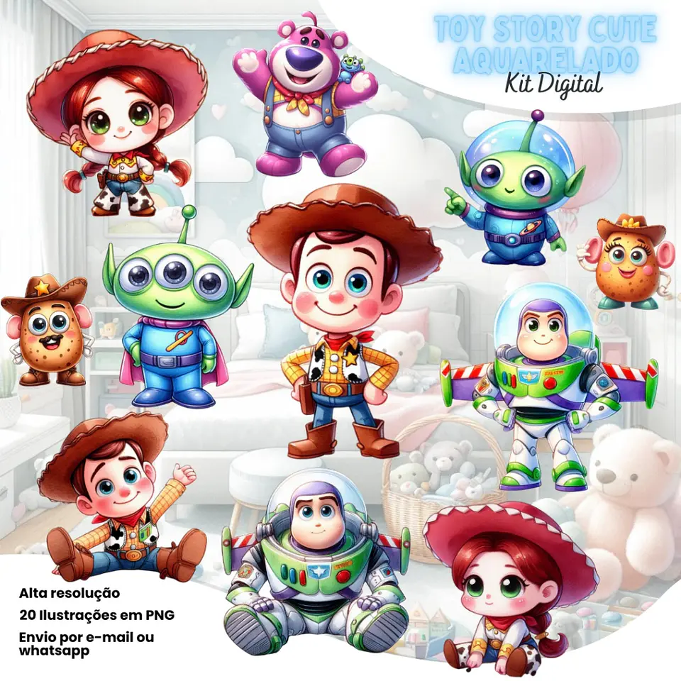 Kit Digital Toy Story Cute 95 1