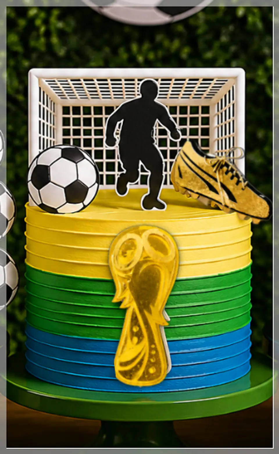 Arquivo de Corte Topo de Bolo Futebol Copa 151 1