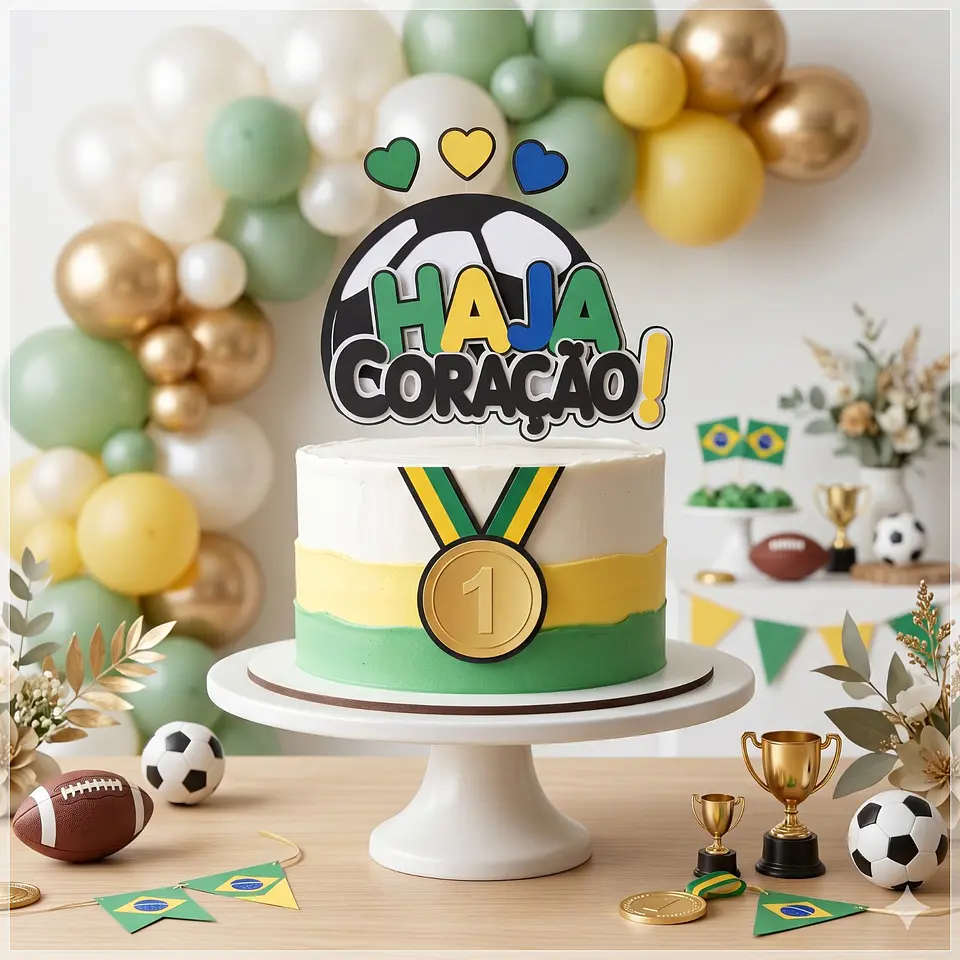 Arquivo de Corte Topo de Bolo Futebol Copa 148 1