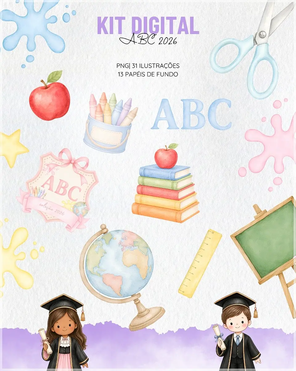 Kit Digital Formatura Abc 2 1