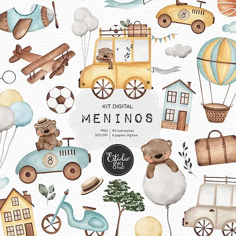 Kit Digital Meninos 91