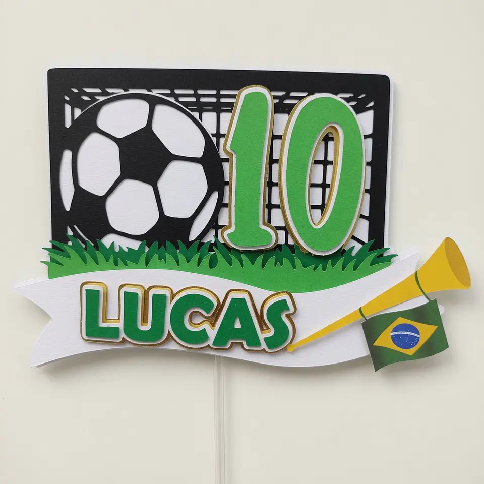 Arquivo de Corte Topo de Bolo Futebol Copa 108 1