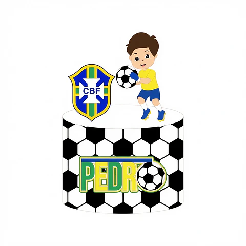 Arquivo de Corte Topo de Bolo Futebol Copa 103