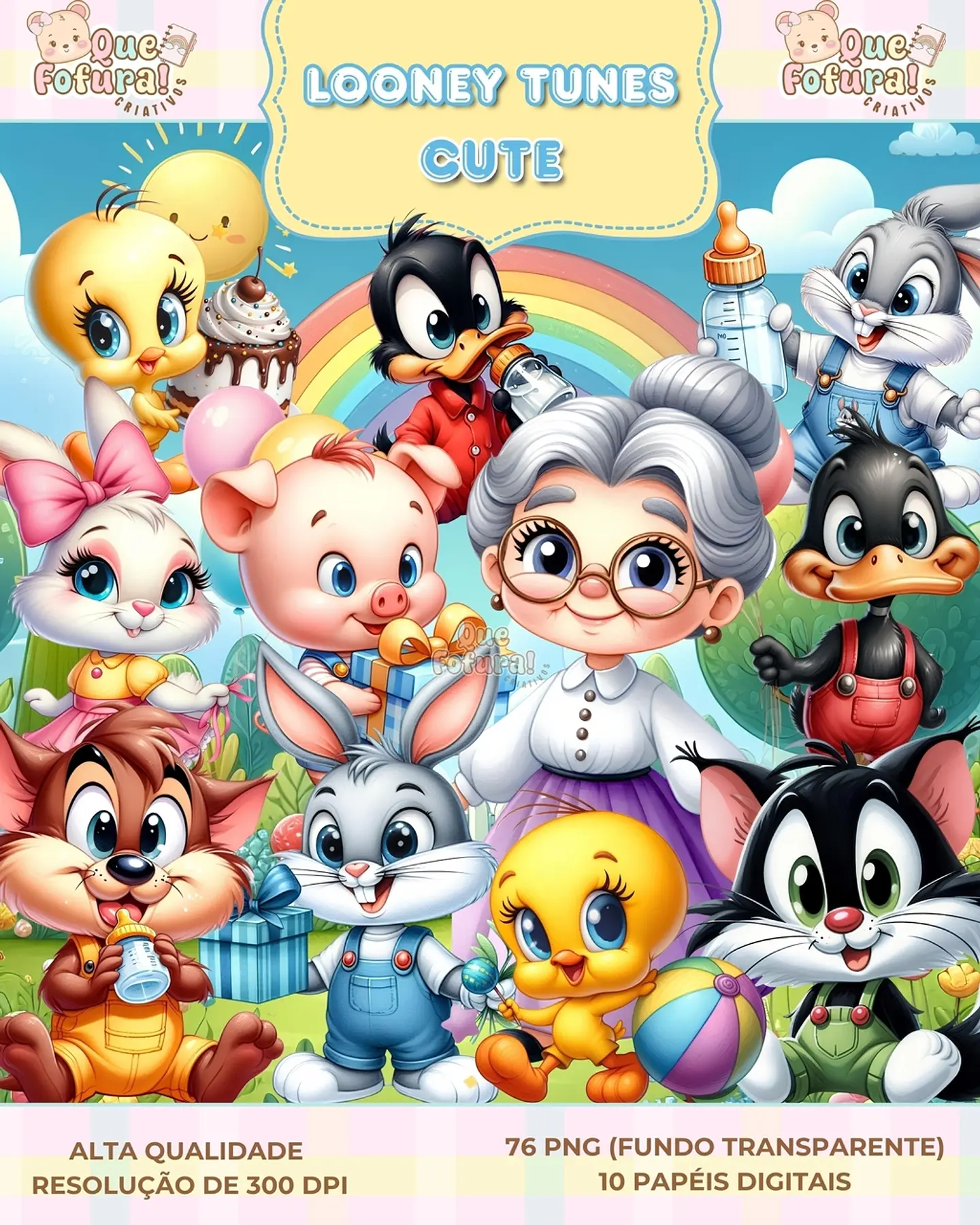 Kit Digital Looney Tunes 56 1