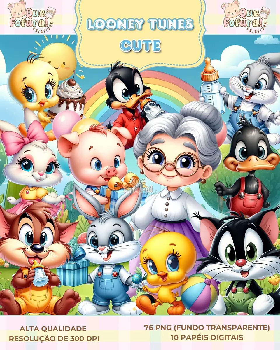 Kit Digital Looney Tunes 56 1