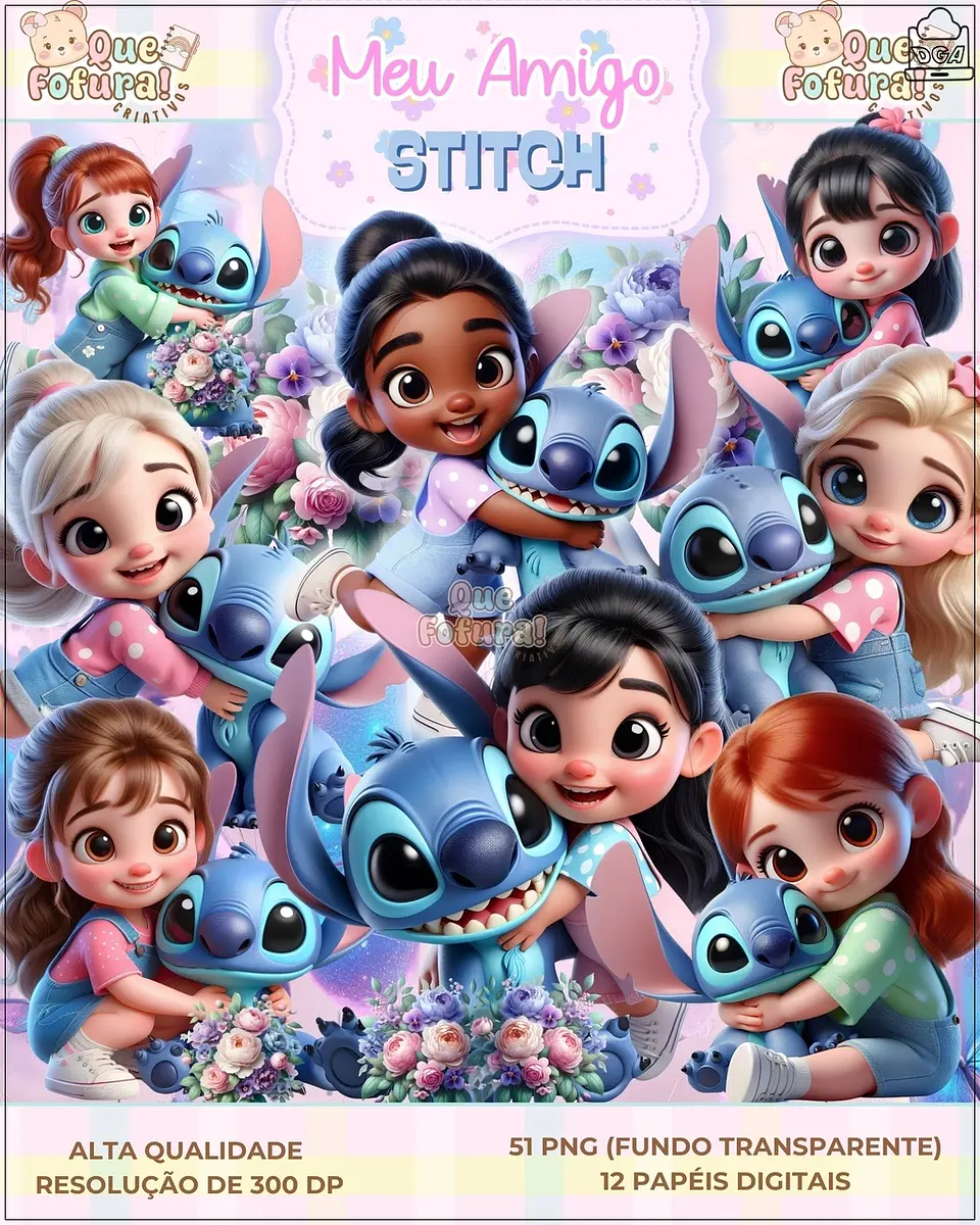Kit Digital Meu Amigo Stitch 62 1