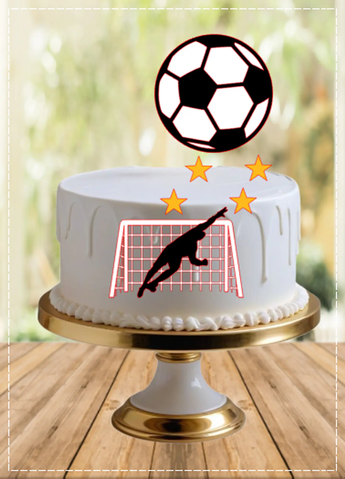 Arquivo de Corte Topo de Bolo Futebol 48 1
