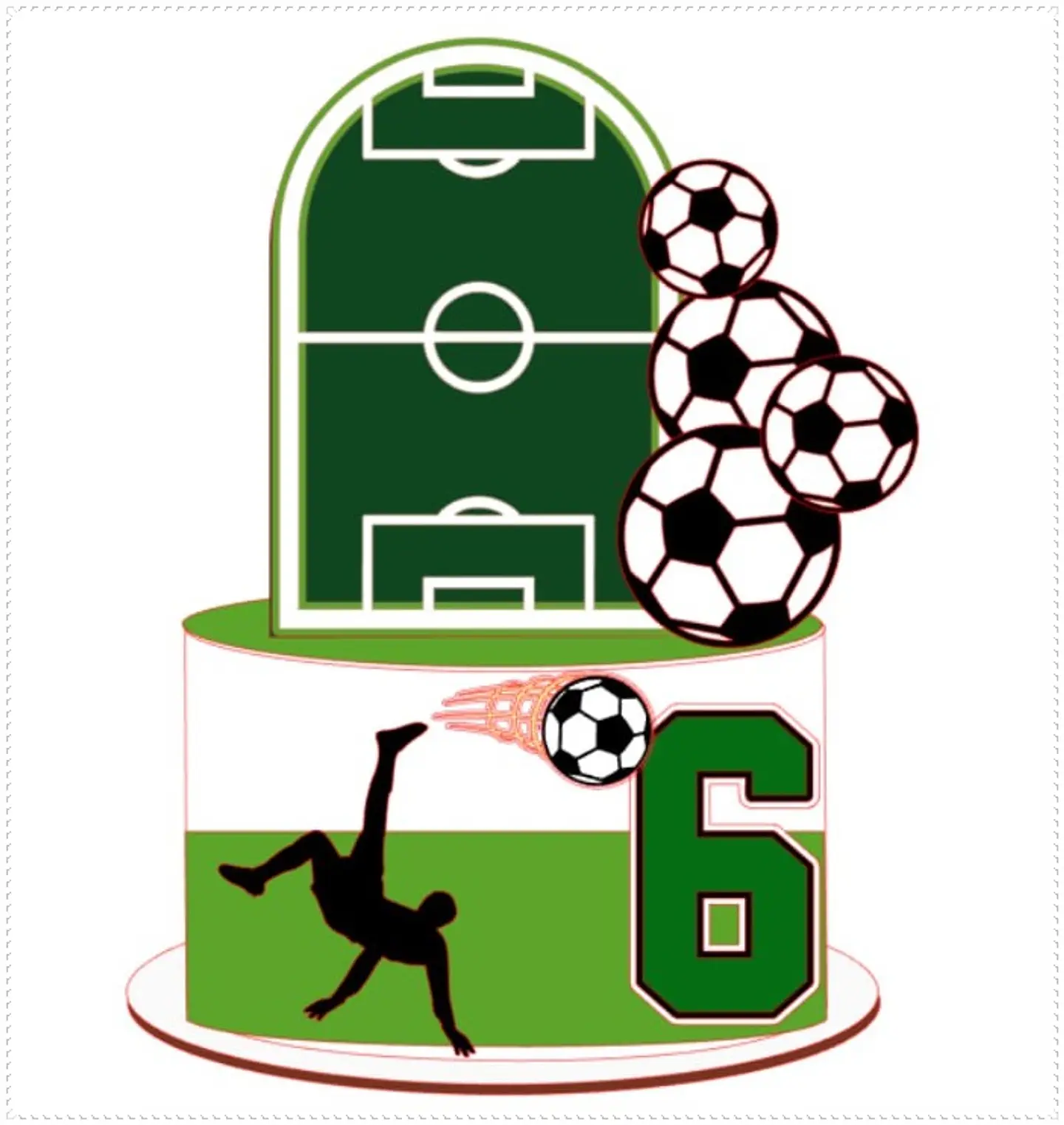 Arquivo de Corte Topo de Bolo Futebol 47 1
