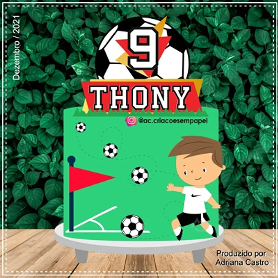 Arquivo de Corte Topo de Bolo Futebol 36 1