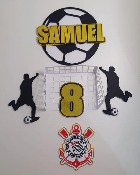Arquivo de Corte Topo de Bolo Futebol 18
