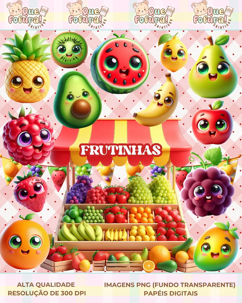 Kit Digital Frutinhas 34 1