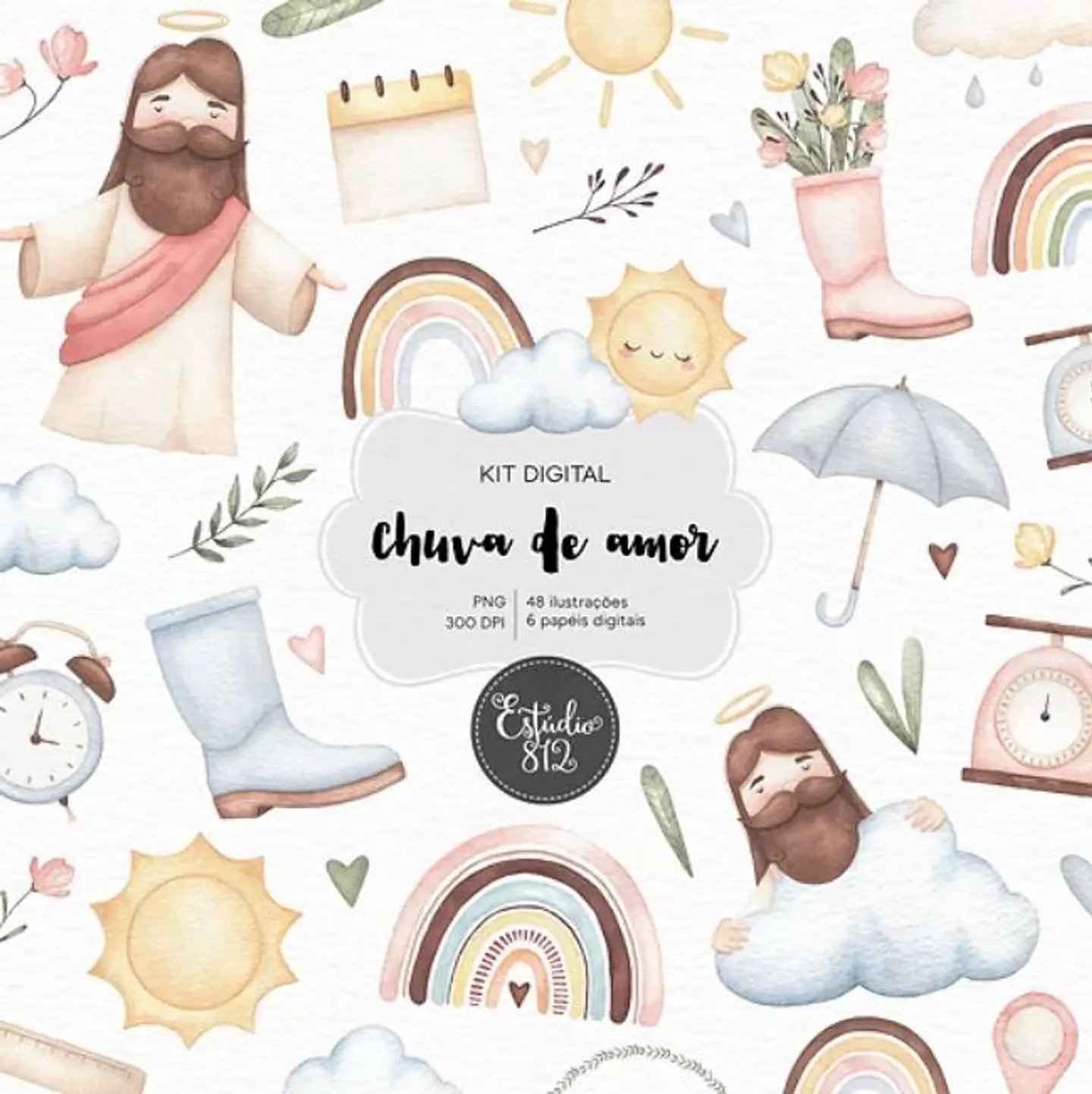 Kit Digital Chuva de Amor 13 1