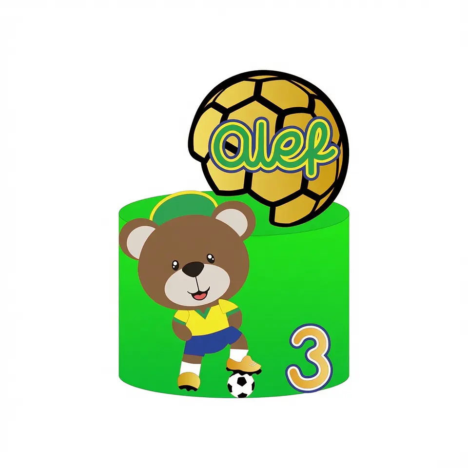 Arquivo de Corte Topo de Bolo Futebol Copa 104 1