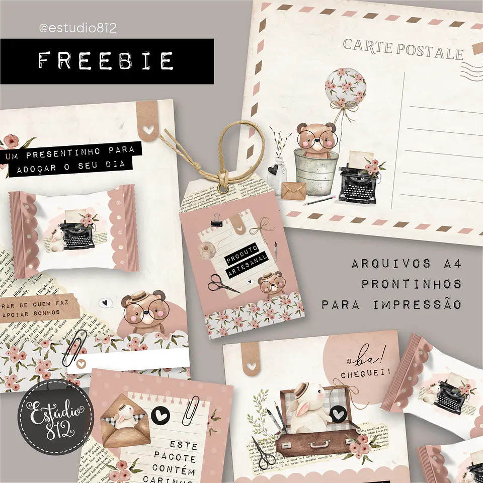 Kit Digital Adesivos para Envio de Encomendas 3 1