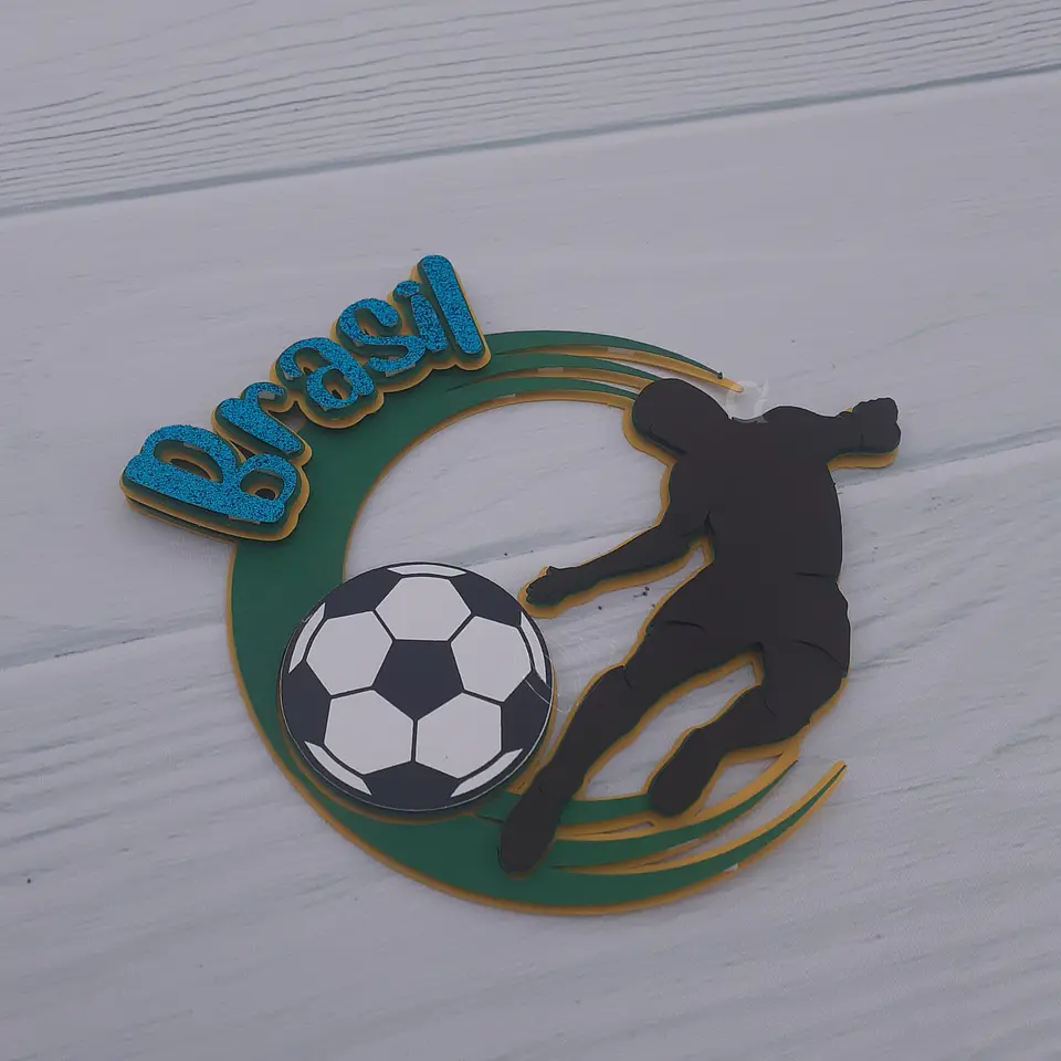 Arquivo de Corte Topo de Bolo Futebol Copa 33 1