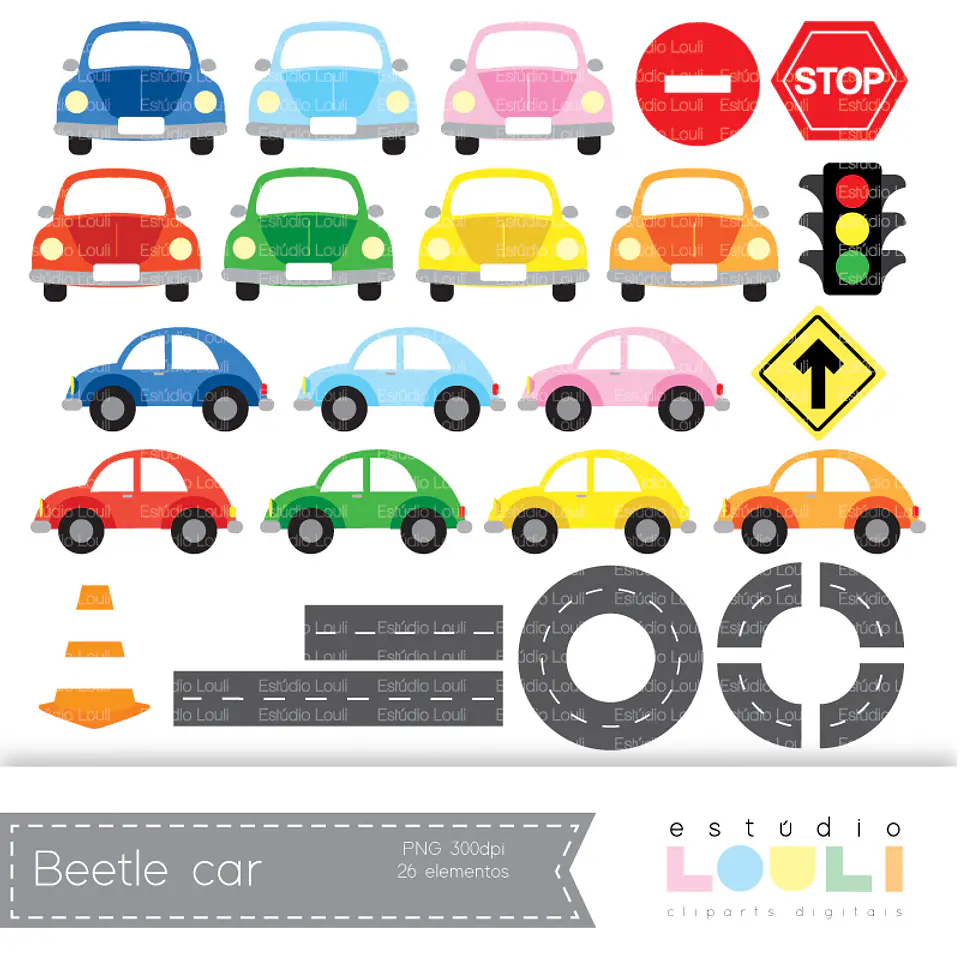 Kit Digital Beetle Cliparts 11 1
