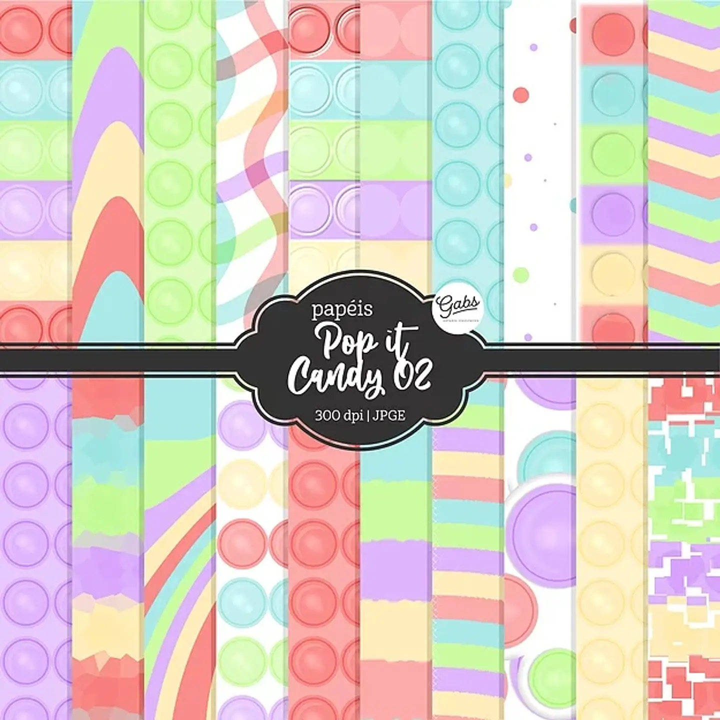 Kit Digital Bp Popit Candy 2 1