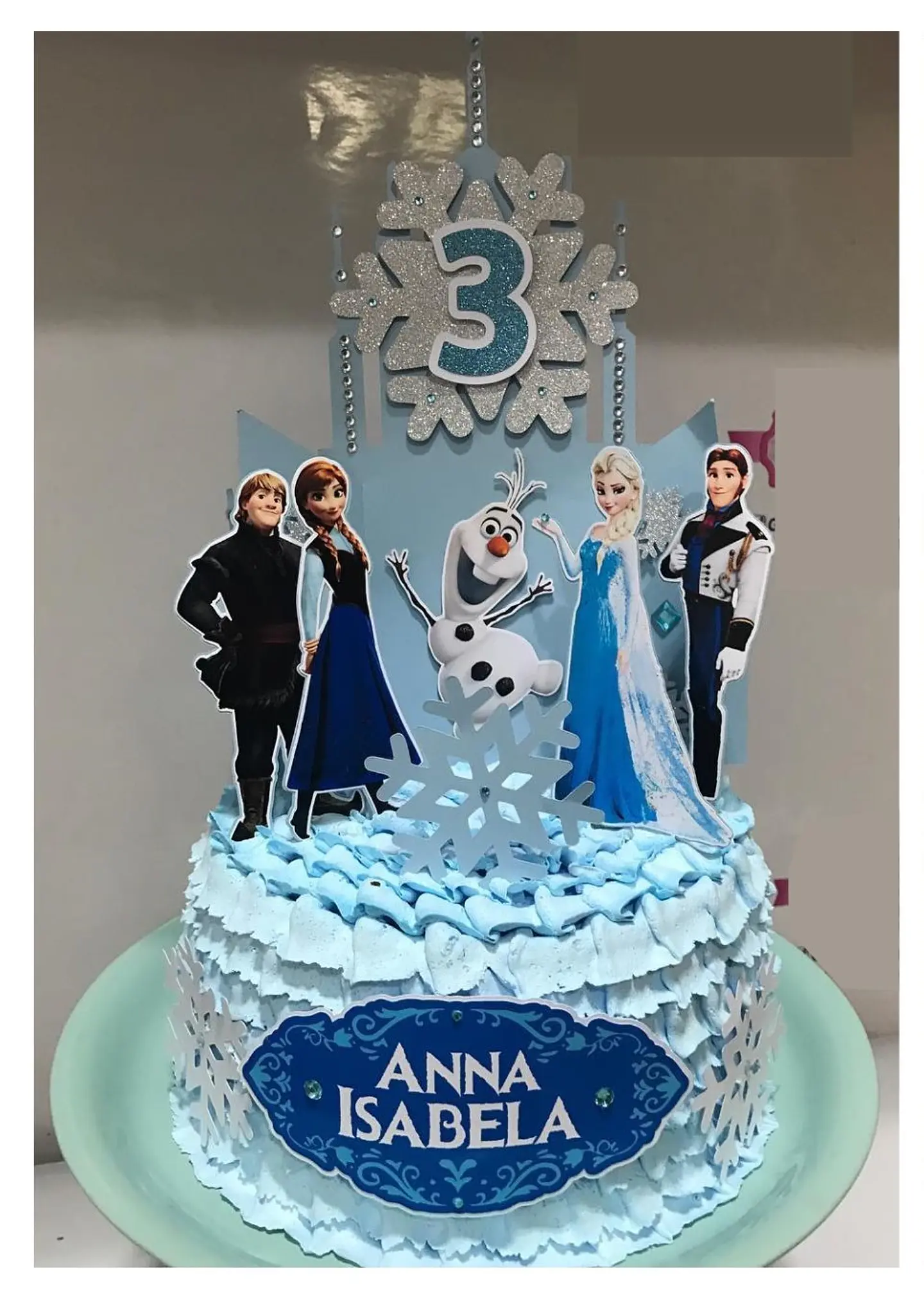 Arquivo de Corte Topo de Bolo Frozen 38 1