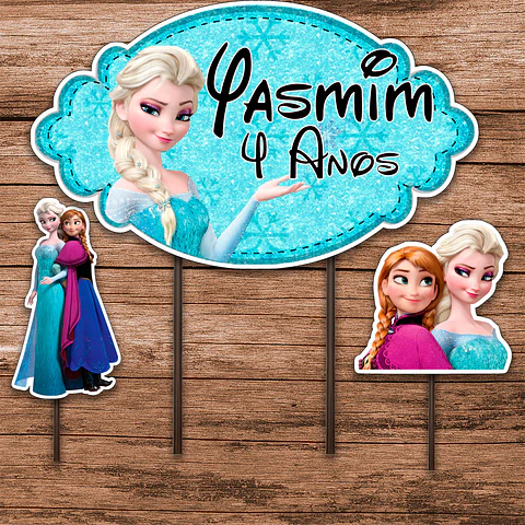 Arquivo de Corte Topo de Bolo Frozen 32