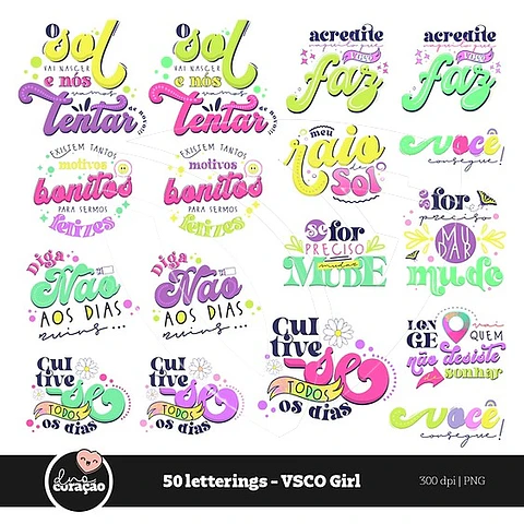 Kit Digital G Vsco Girl G Lettering 29
