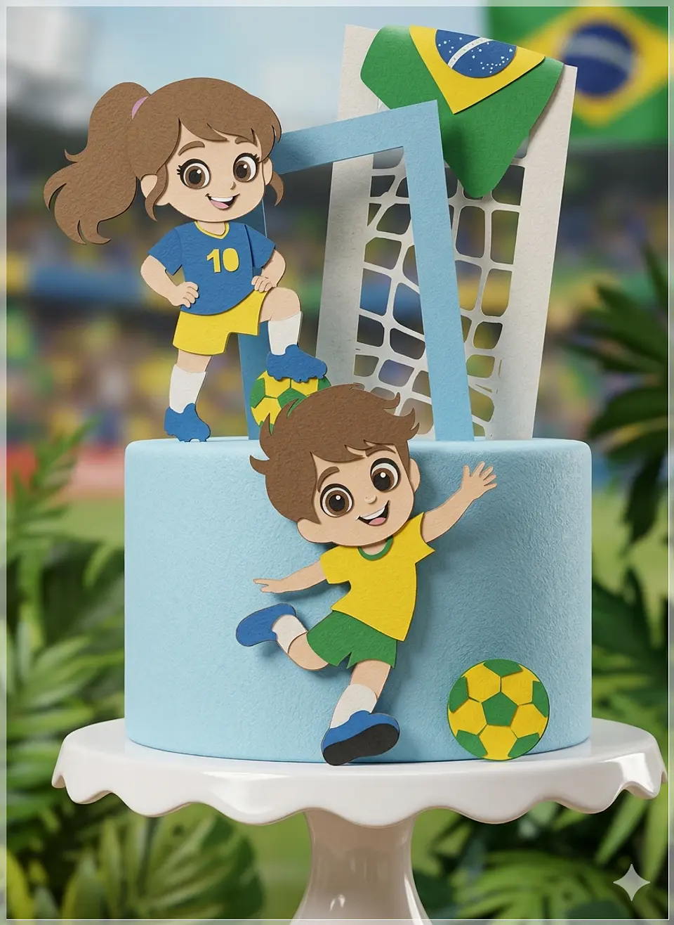 Arquivo de Corte Topo de Bolo Futebol Copa 14 1