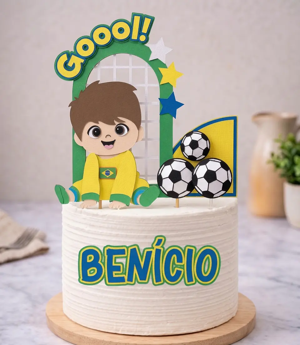 Arquivo de Corte Topo de Bolo Futebol Copa 10 1