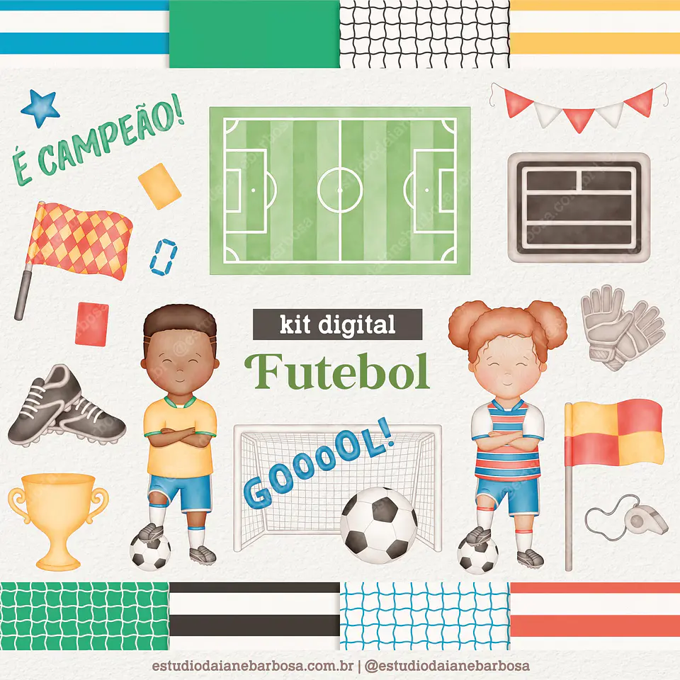 Kit Digital Futebol 5 1