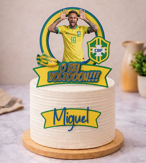 Arquivo de Corte Topo de Bolo Futebol Copa 7