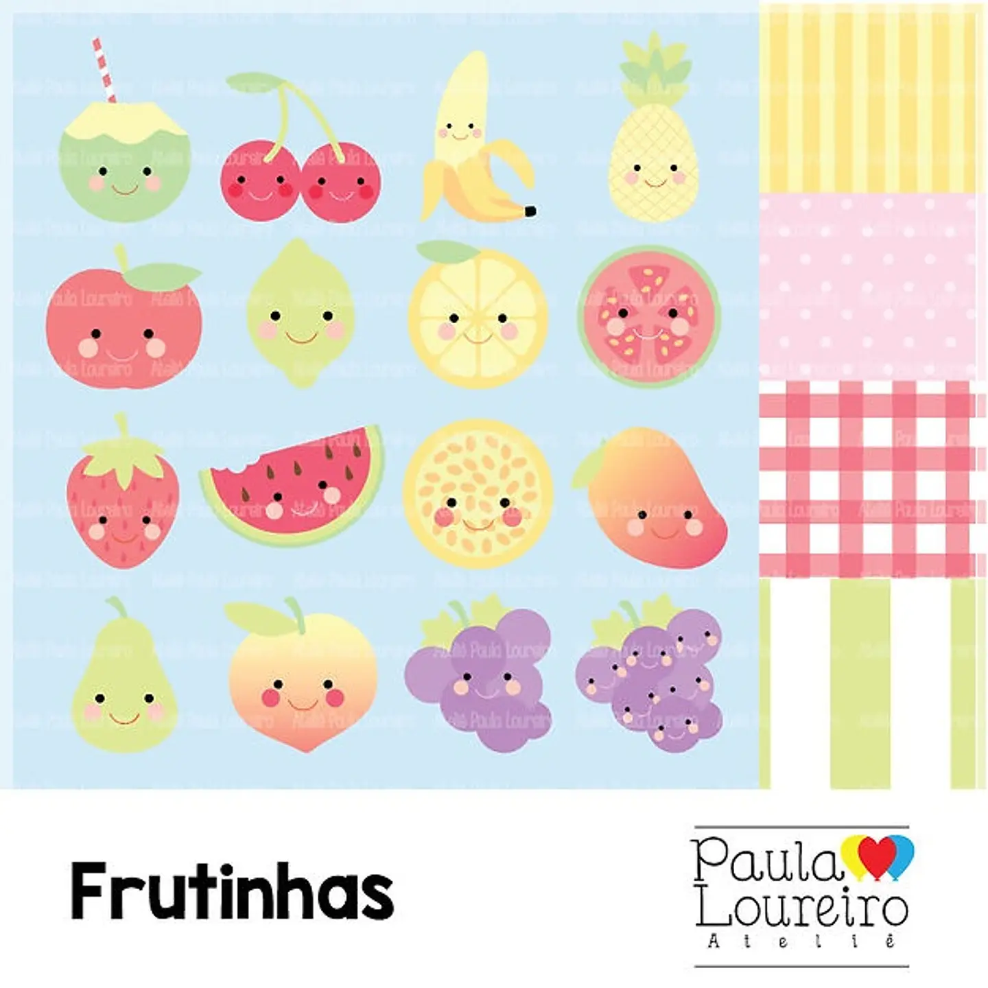 Kit Digital Frutinhas 6 1