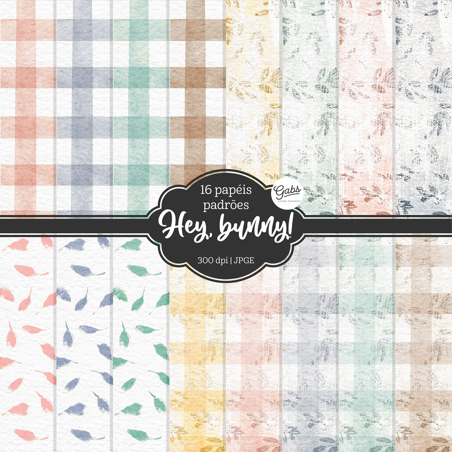 Kit Digital Hey Bunny Kit Padroes 30 1