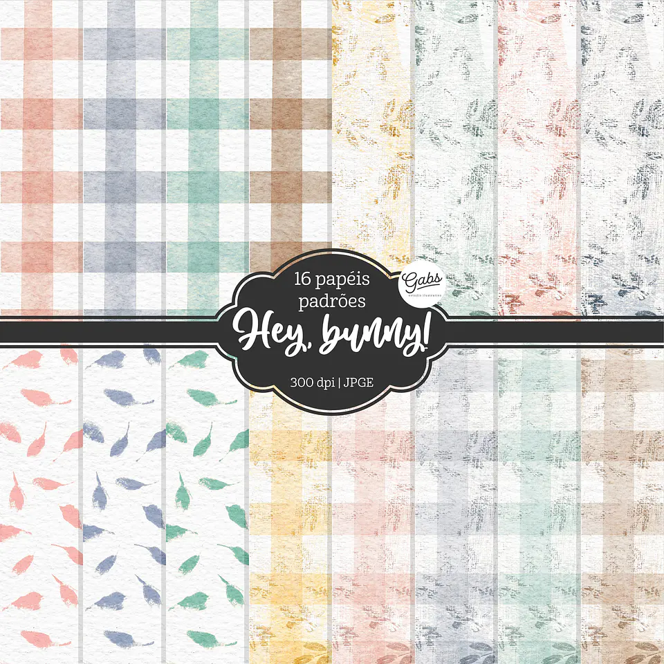 Kit Digital Hey Bunny Kit Padroes 30 1