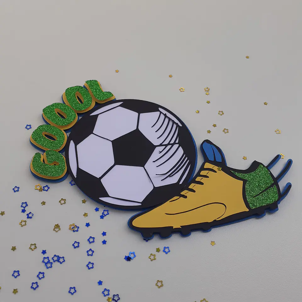 Arquivo de Corte Topo de Bolo Futebol Copa 36 1