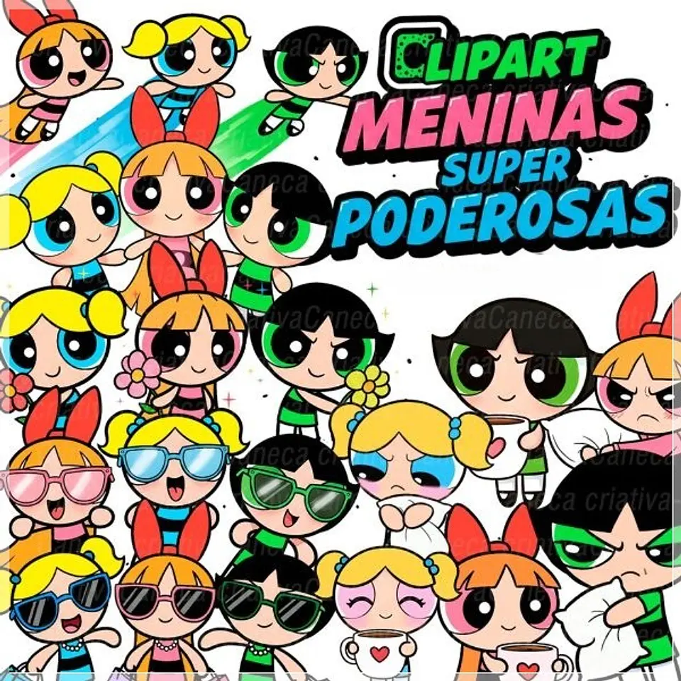 Kit Digital Meninas Super Poderosas 2 1