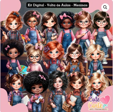Kit Digital Volta as Aulas Meninas 15