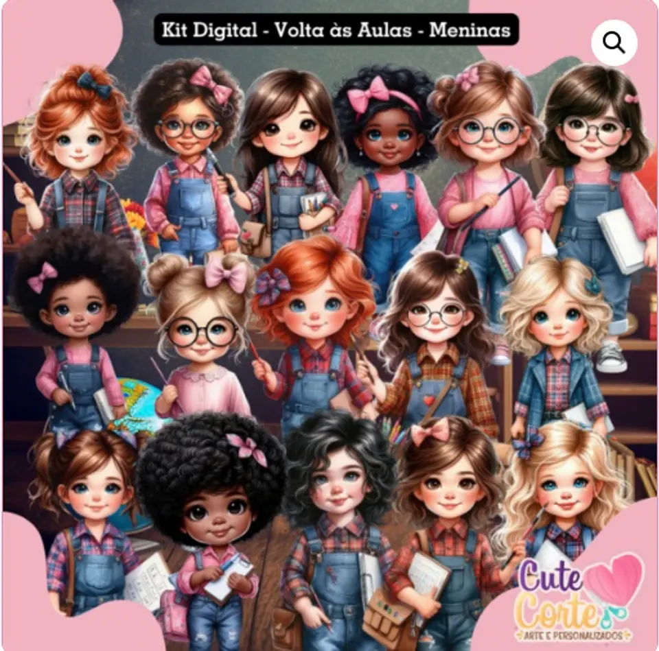 Kit Digital Volta as Aulas Meninas 15 1