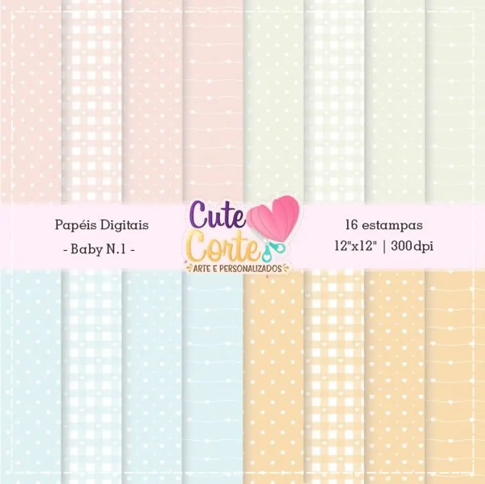 Kit Digital Papeis Baby 10 1