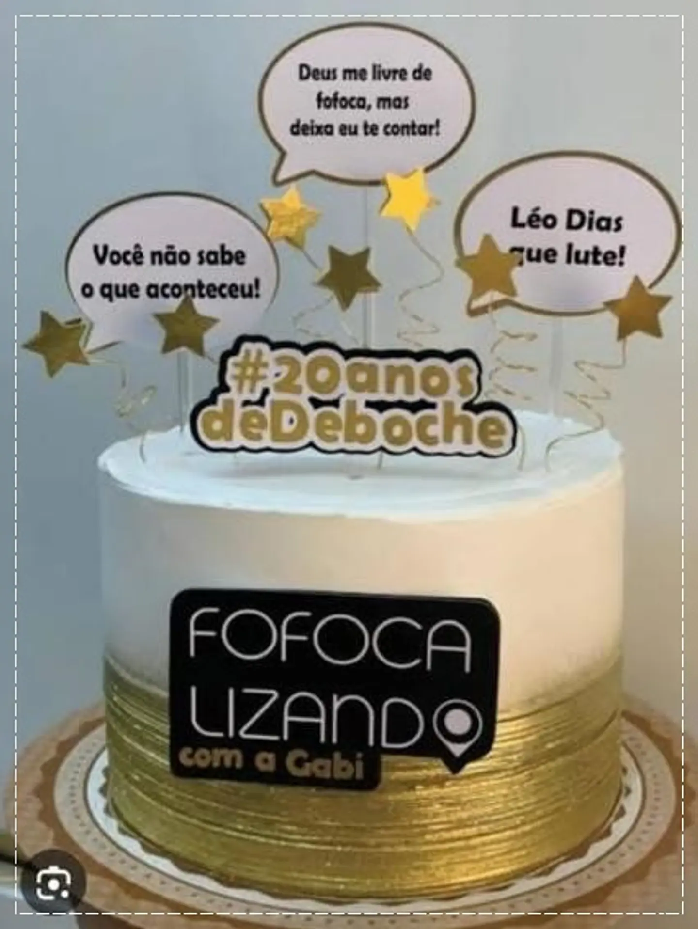 Arquivo de Corte Topo de Bolo Fofocalizando 1 1