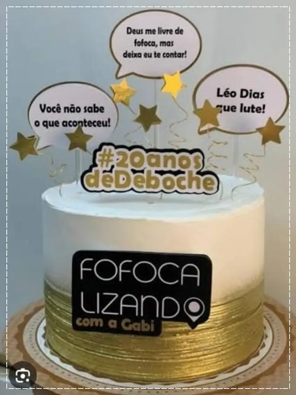 Arquivo de Corte Topo de Bolo Fofocalizando 1 1
