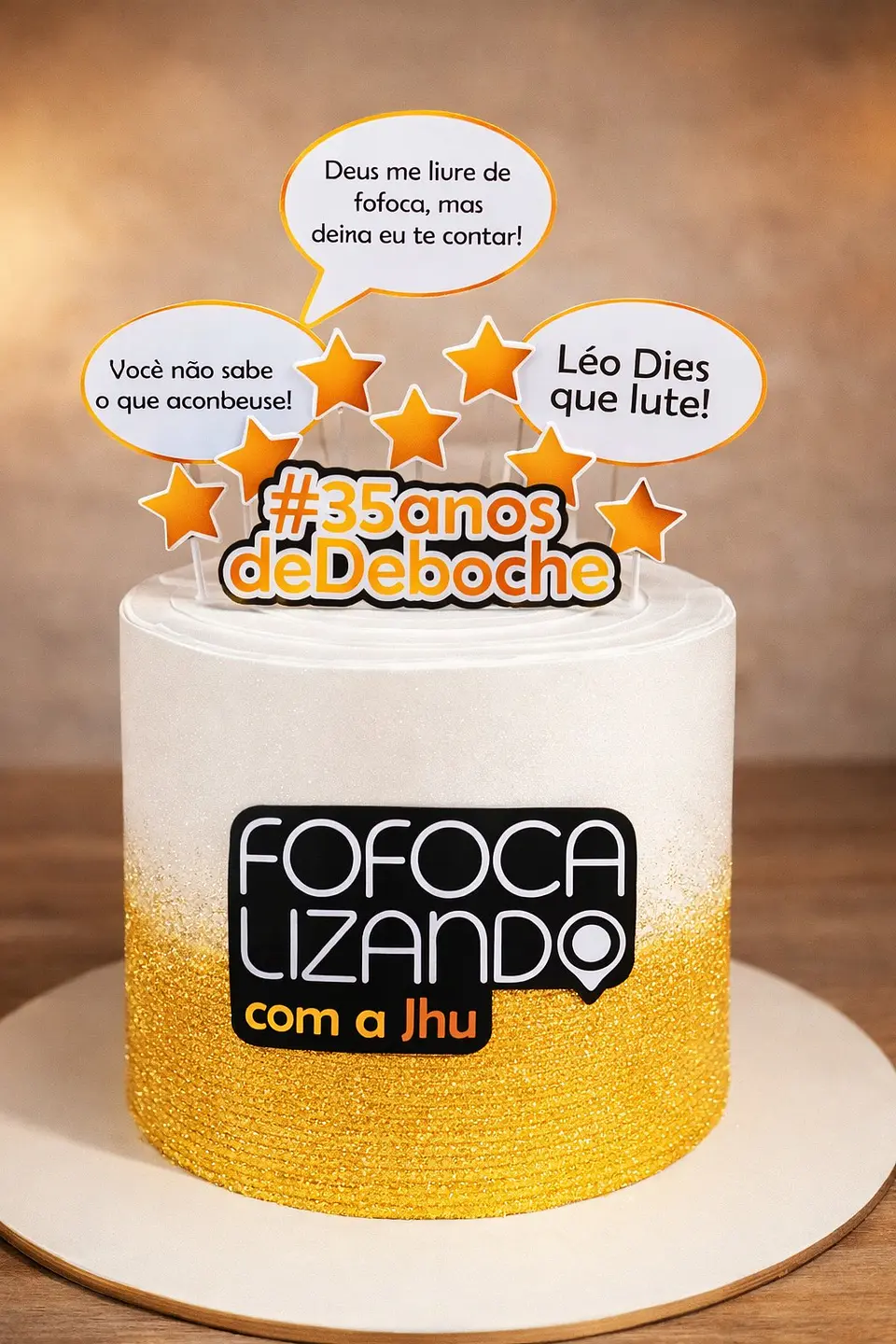 Arquivo de Corte Topo de Bolo Fofocalizando 2 1