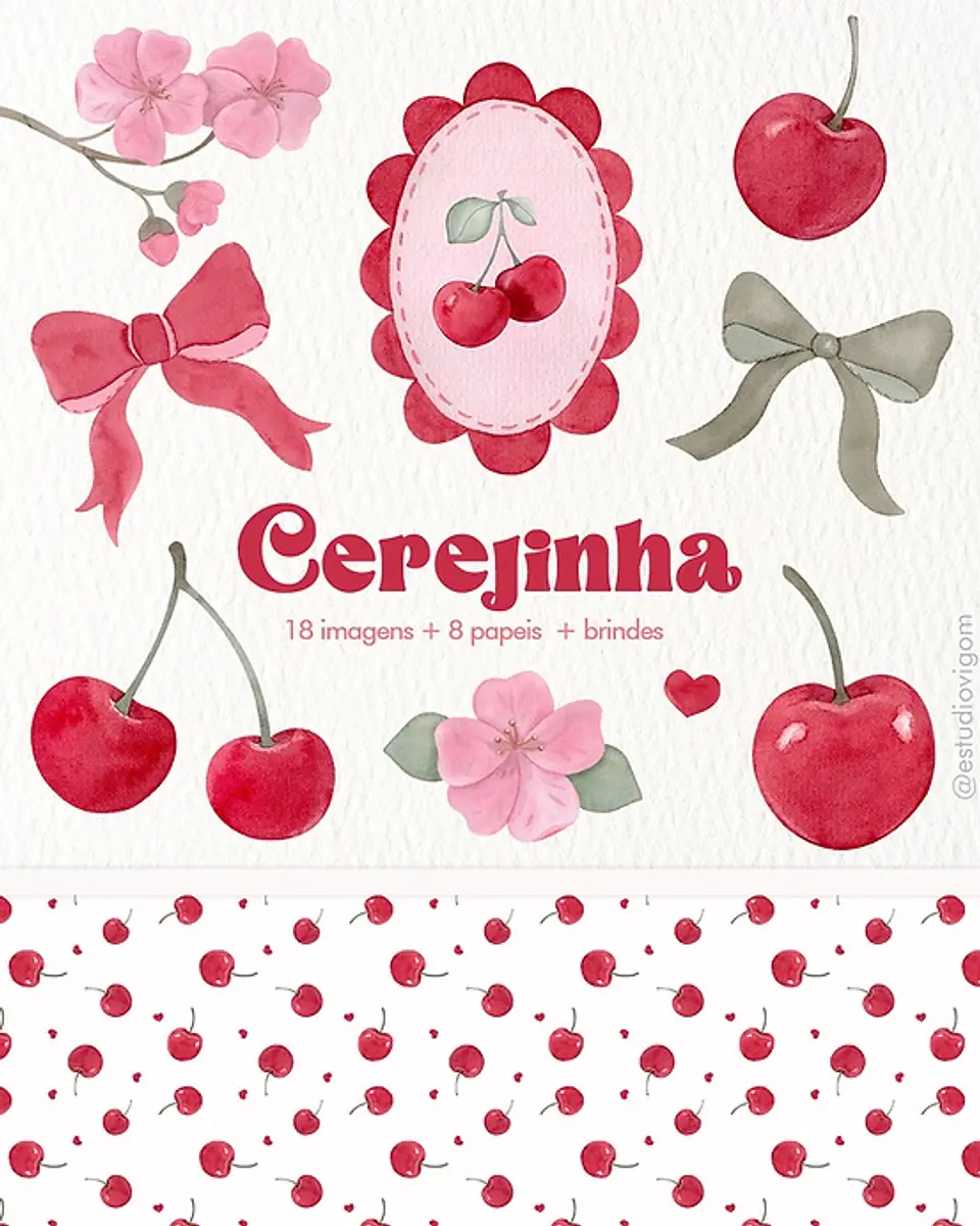Kit Digital Cerejinha 2 1