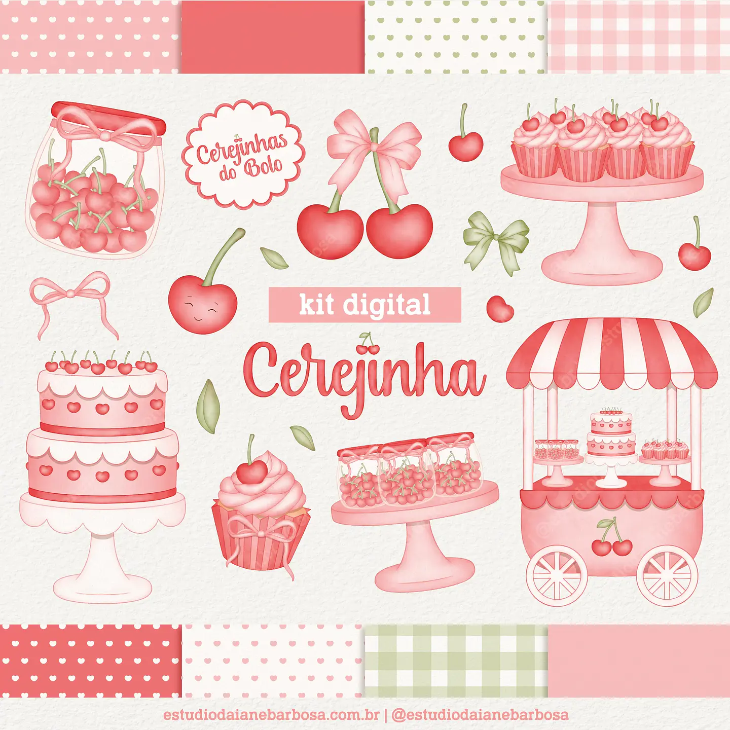 Kit Digital Cerejinha 2 1