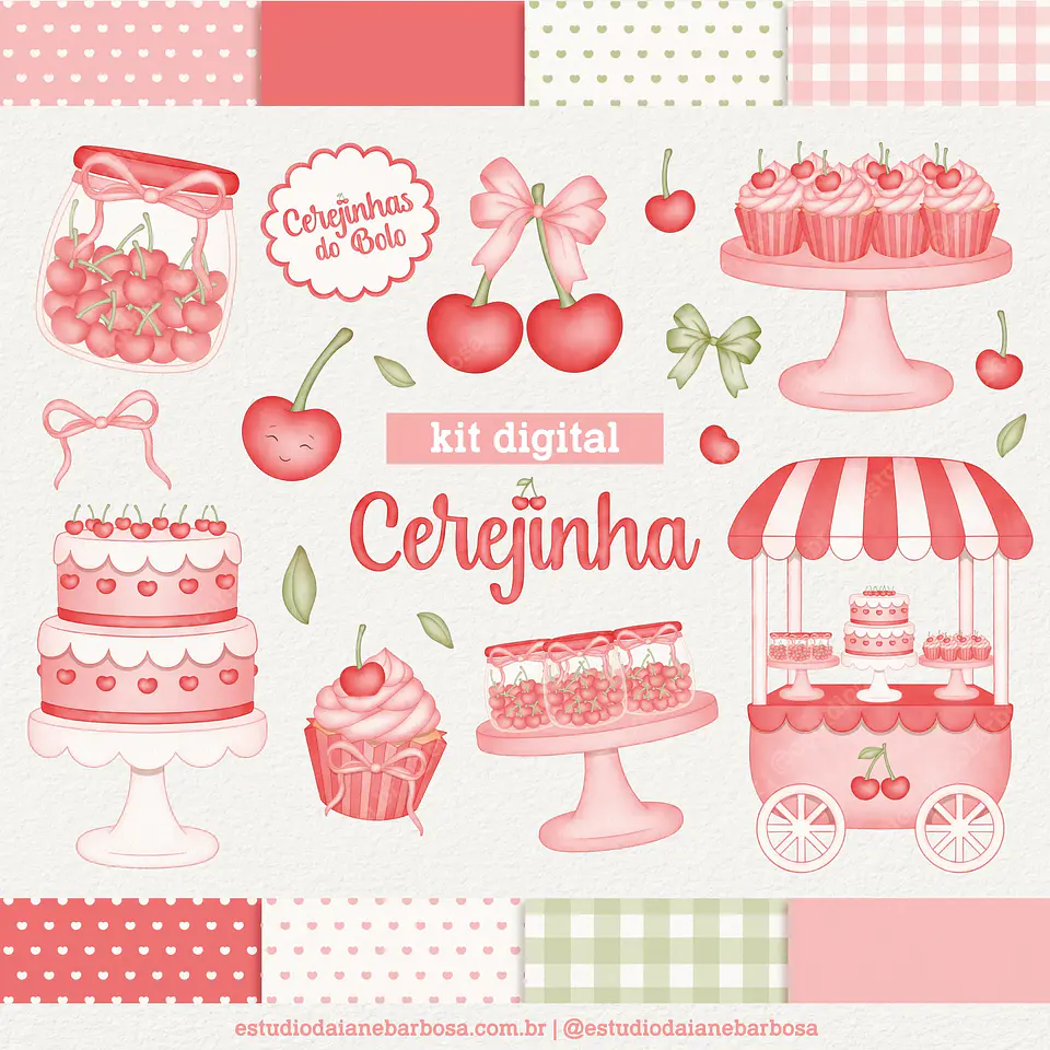 Kit Digital Cerejinha 2 1