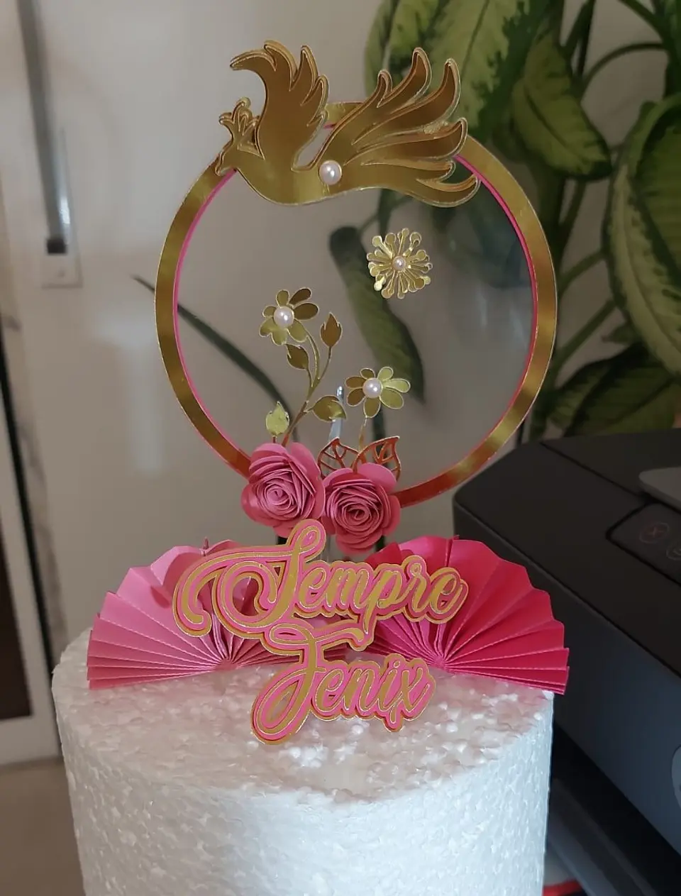 Arquivo de Corte Topo de Bolo Fênix 1 1
